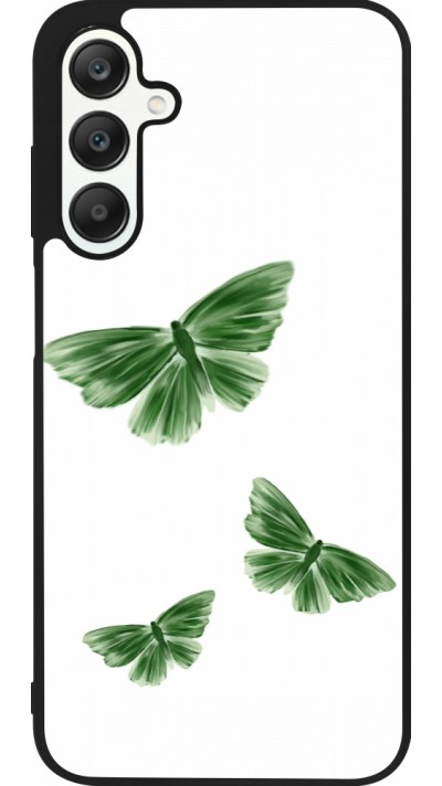 Samsung Galaxy A25 Case Hülle - Silikon schwarz Butterflies Spring 2026