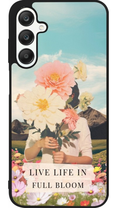 Samsung Galaxy A25 Case Hülle - Silikon schwarz Live life in full moon Spring 2026