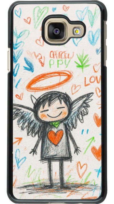 Coque Samsung Galaxy A3 (2016) - Little Angel Sketch Love