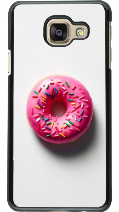 Coque Samsung Galaxy A3 (2016) - Weißer Hintergrund, pinker Donut