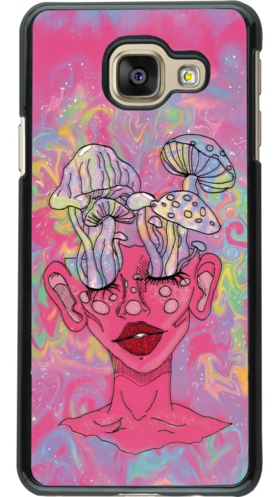 Coque Samsung Galaxy A3 (2016) - Psychedelic pink mushroom