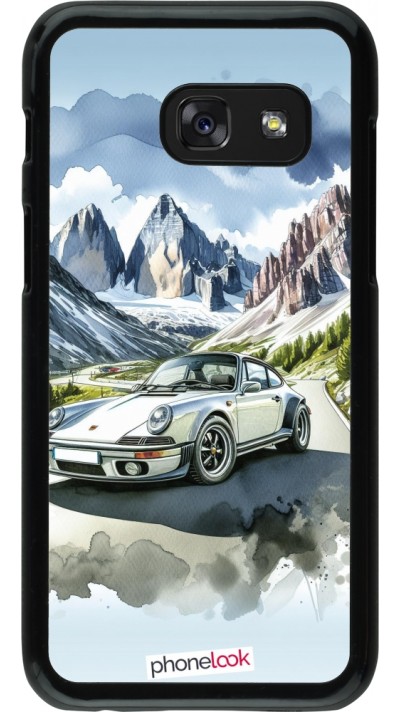 Samsung Galaxy A3 (2017) Case Hülle - Porsche 911 Berg Aquarell