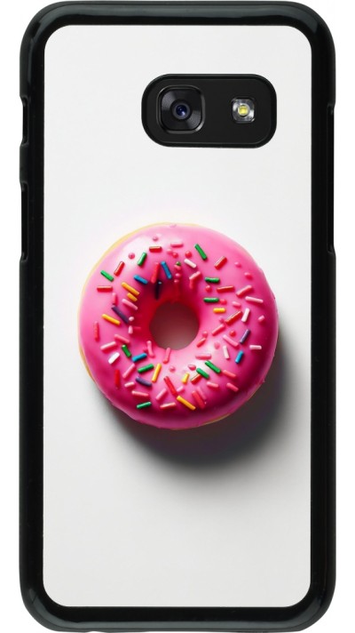 Coque Samsung Galaxy A3 (2017) - Weißer Hintergrund, pinker Donut