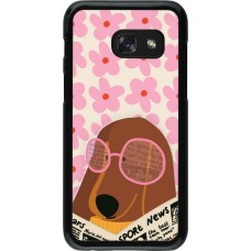 Samsung Galaxy A3 (2017) Case Hülle - Dog with newspaper Spring 2026