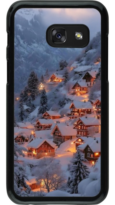 Samsung Galaxy A3 (2017) Case Hülle - Winter 25 Winter snowy village