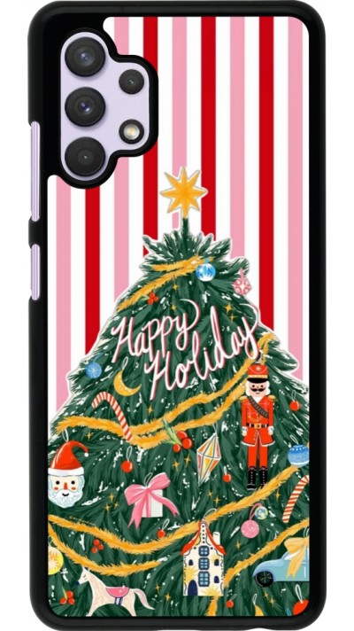 Samsung Galaxy A32 Case Hülle - Christmas 25 Happy Holiday