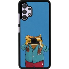 Samsung Galaxy A32 Case Hülle - Frog with camera DTMF