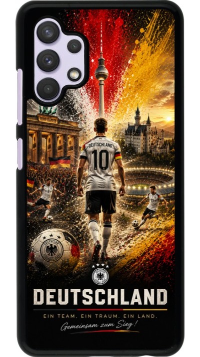 Samsung Galaxy A32 Case Hülle - Fussball Deutschland splash 2026