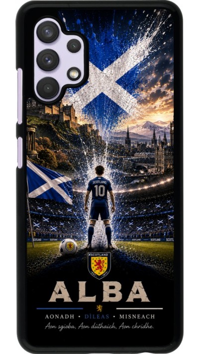 Samsung Galaxy A32 Case Hülle - Fussball Schottland splash 2026