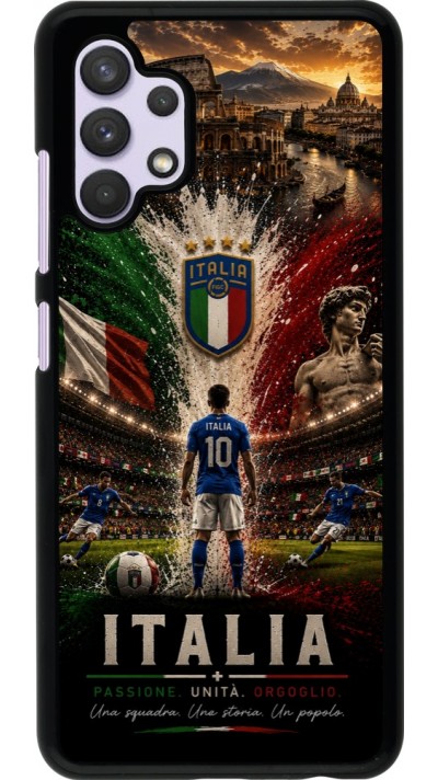 Samsung Galaxy A32 Case Hülle - Fussball Italien splash 2026