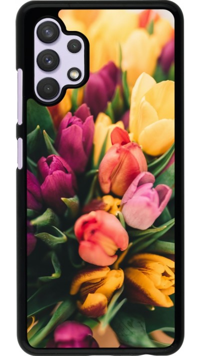 Samsung Galaxy A32 Case Hülle - Bouquet of tulips Spring 2026