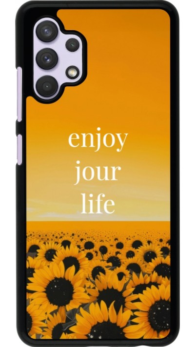 Samsung Galaxy A32 Case Hülle - Summer 2025 Enjoy your life