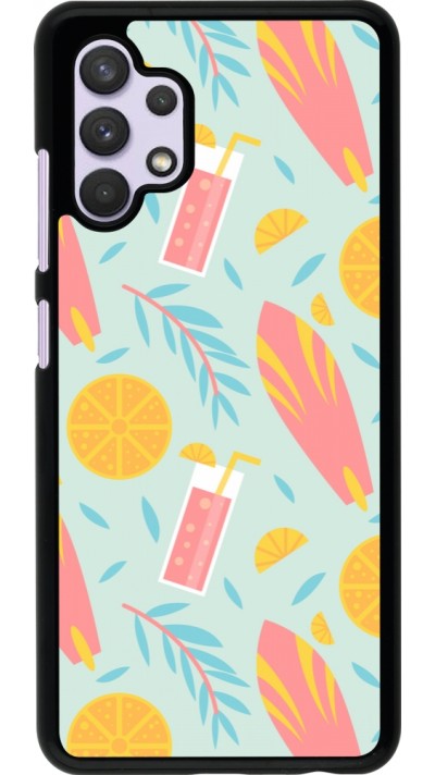 Samsung Galaxy A32 Case Hülle - Summer 2025 Pattern citron