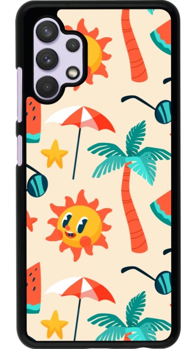 Samsung Galaxy A32 Case Hülle - Summer 2025 Pattern soleil