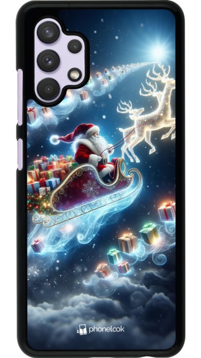 Samsung Galaxy A32 Case Hülle - Weihnachten 2023 Verzauberter Weihnachtsmann Samsung Galaxy A32 Case Hülle - Weihnachten 2023 Verzauberter Weihnachtsmann
