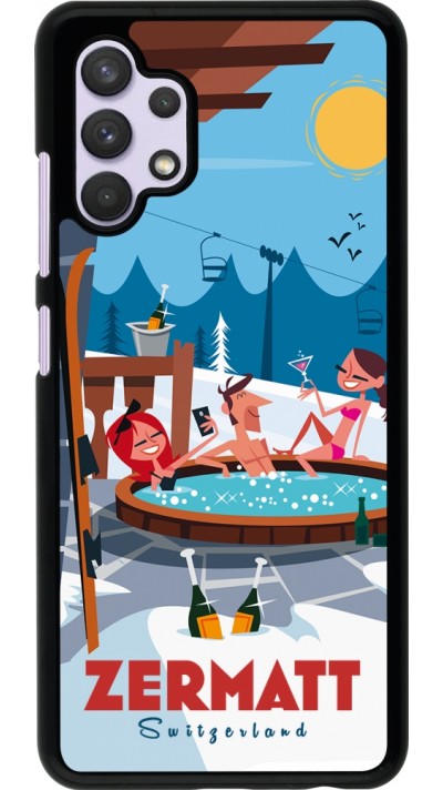 Coque Samsung Galaxy A32 - Zermatt Mountain Jacuzzi