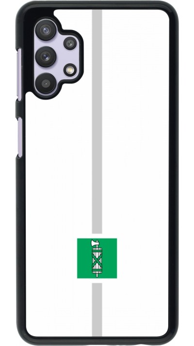 Coque Samsung Galaxy A32 5G - Canton SG blanc