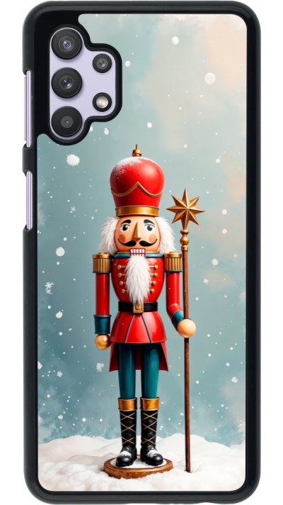 Samsung Galaxy A32 5G Case Hülle - Christmas 25 Nutcracker Snow