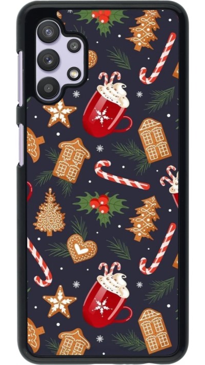 Samsung Galaxy A32 5G Case Hülle - Christmas 25 Pattern Gingerbread House