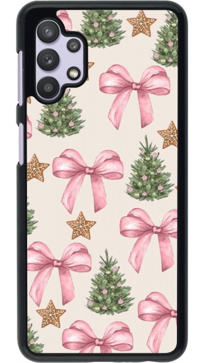 Samsung Galaxy A32 5G Case Hülle - Christmas 25 Vintage Ribbons