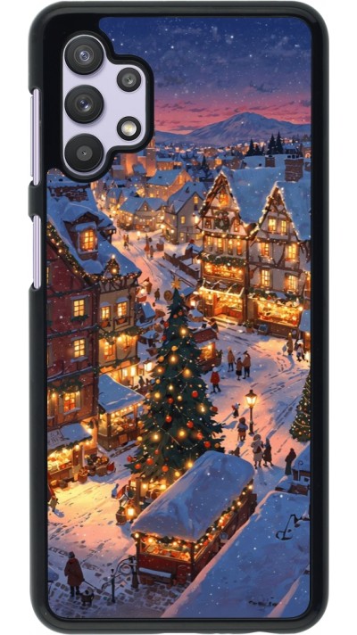 Samsung Galaxy A32 5G Case Hülle - Christmas 25 Xmas Village