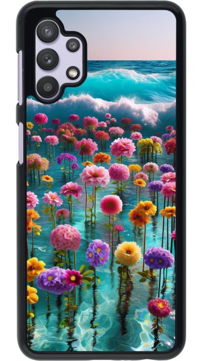 Coque Samsung Galaxy A32 5G - Flower sea waves