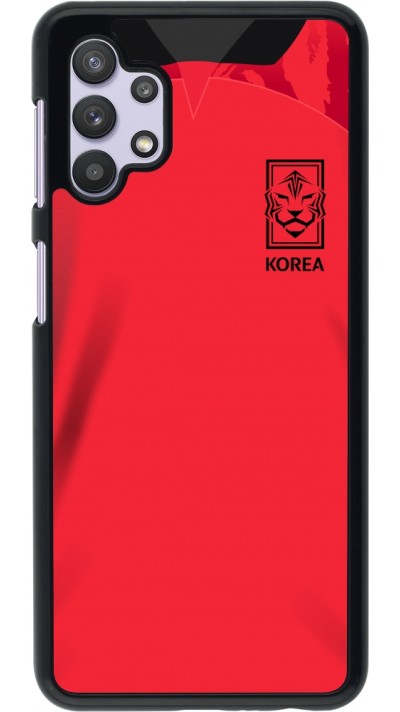 Samsung Galaxy A32 5G Case Hülle - Südkorea 2022 personalisierbares Fussballtrikot Samsung Galaxy A32 5G Case Hülle - Südkorea 2022 personalisierbares Fussballtrikot