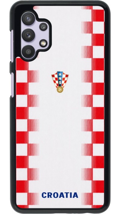 Coque Samsung Galaxy A32 5G - Maillot de football Croatie 2026 personnalisable