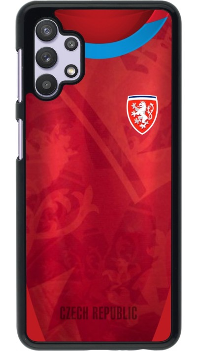Samsung Galaxy A32 5G Case Hülle - Tschechische Republik personalisierbares Fussballtrikot Samsung Galaxy A32 5G Case Hülle - Tschechische Republik personalisierbares Fussballtrikot