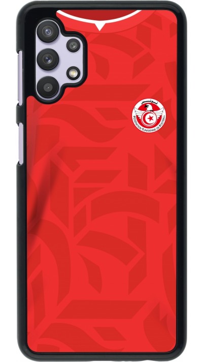 Samsung Galaxy A32 5G Case Hülle - Tunesien 2022 personalisierbares Fussballtrikot Samsung Galaxy A32 5G Case Hülle - Tunesien 2022 personalisierbares Fussballtrikot