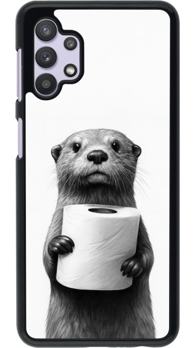 Coque Samsung Galaxy A32 5G - Loutre papier de toilette
