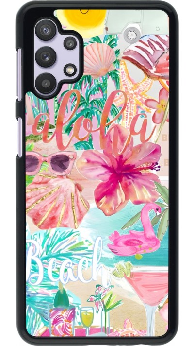 Samsung Galaxy A32 5G Case Hülle - Preppy Collage Aloha Samsung Galaxy A32 5G Case Hülle - Preppy Collage Aloha