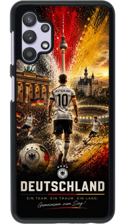 Coque Samsung Galaxy A32 5G - Football Allemagne splash 2026