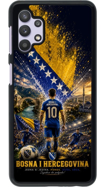 Coque Samsung Galaxy A32 5G - Football Bosnie-Herzégovine splash 2026