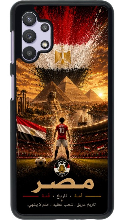 Coque Samsung Galaxy A32 5G - Football Égypte splash 2026