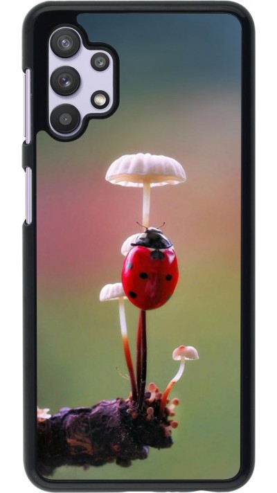 Coque Samsung Galaxy A32 5G - Ladybird on a mushroom Spring 2026