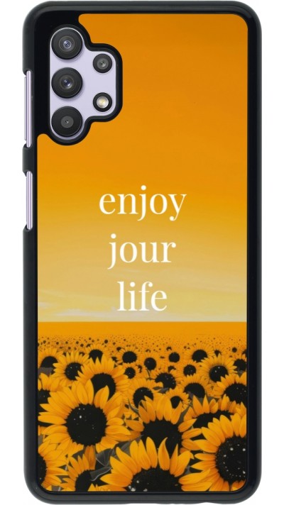 Samsung Galaxy A32 5G Case Hülle - Summer 2025 Enjoy your life