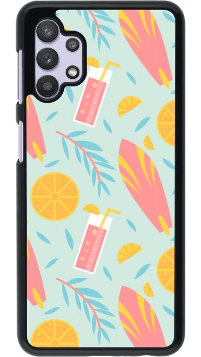 Samsung Galaxy A32 5G Case Hülle - Summer 2025 Pattern citron