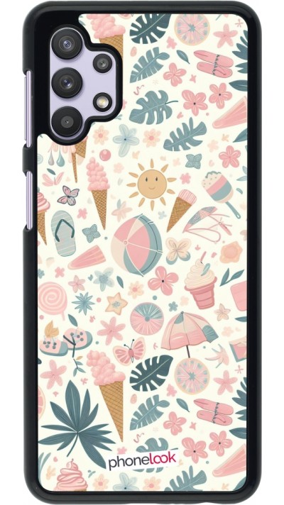 Samsung Galaxy A32 5G Case Hülle - Sommer Pink Muster Samsung Galaxy A32 5G Case Hülle - Sommer Pink Muster