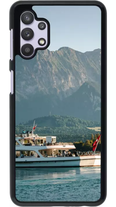 Coque Samsung Galaxy A32 5G - Fête Nationale Suisse Bateau Leman