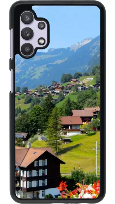 Coque Samsung Galaxy A32 5G - Fête Nationale Suisse Paysage