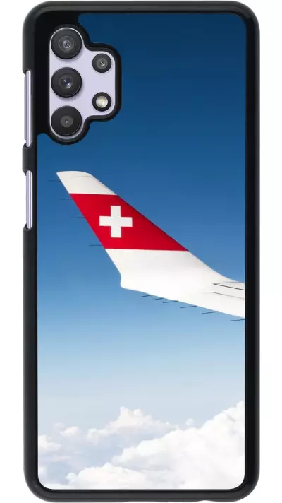 Coque Samsung Galaxy A32 5G - Fête Nationale Suisse Sky Swiss Flag