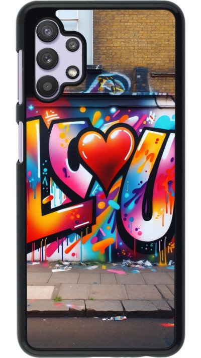 Samsung Galaxy A32 5G Case Hülle - Valentin 2025 Liebe U Tag