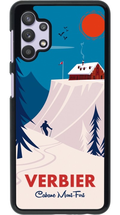 Samsung Galaxy A32 5G Case Hülle - Verbier Cabane Mont-Fort