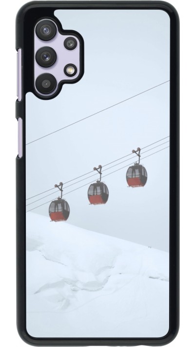 Samsung Galaxy A32 5G Case Hülle - Winter 22 ski lift Samsung Galaxy A32 5G Case Hülle - Winter 22 ski lift