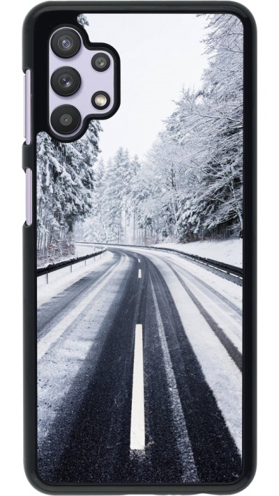 Samsung Galaxy A32 5G Case Hülle - Winter 22 Snowy Road Samsung Galaxy A32 5G Case Hülle - Winter 22 Snowy Road