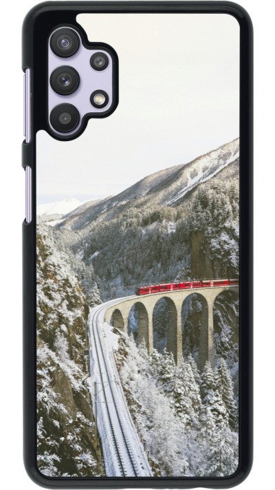 Samsung Galaxy A32 5G Case Hülle - Winter 25 Winter polar express