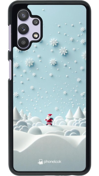 Samsung Galaxy A32 5G Case Hülle - Weihnachten 2023 Kleiner Vater Schneeflocke Samsung Galaxy A32 5G Case Hülle - Weihnachten 2023 Kleiner Vater Schneeflocke