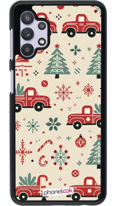Samsung Galaxy A32 5G Case Hülle - Weihnachten 2024 Lkw Tanne