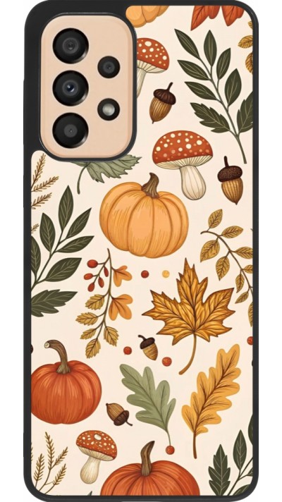Samsung Galaxy A33 5G Case Hülle - Silikon schwarz Autumn 25 Autumn pattern